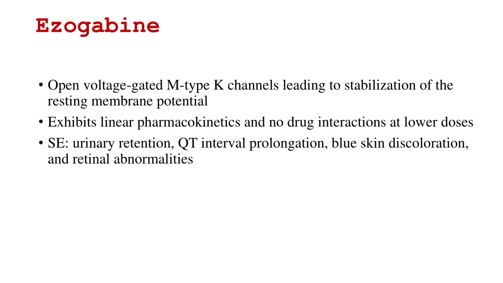 ezogabine