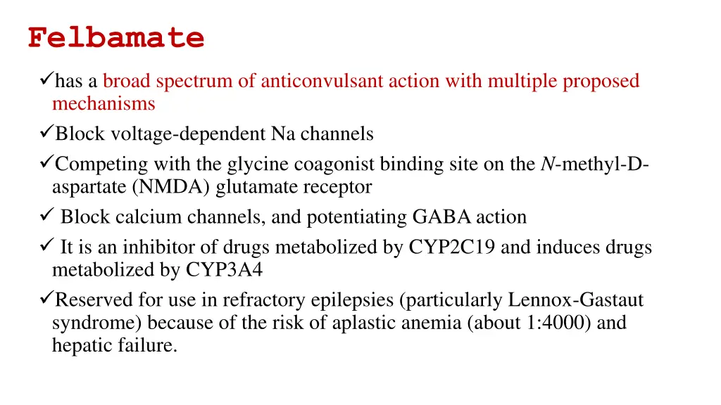 felbamate