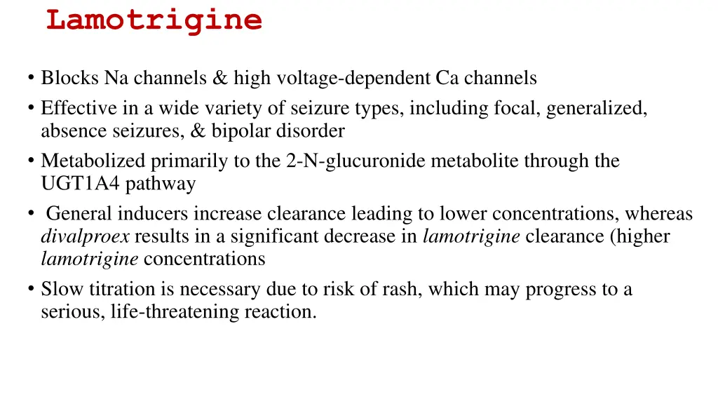 lamotrigine