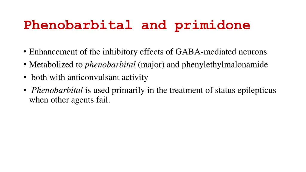 phenobarbital and primidone