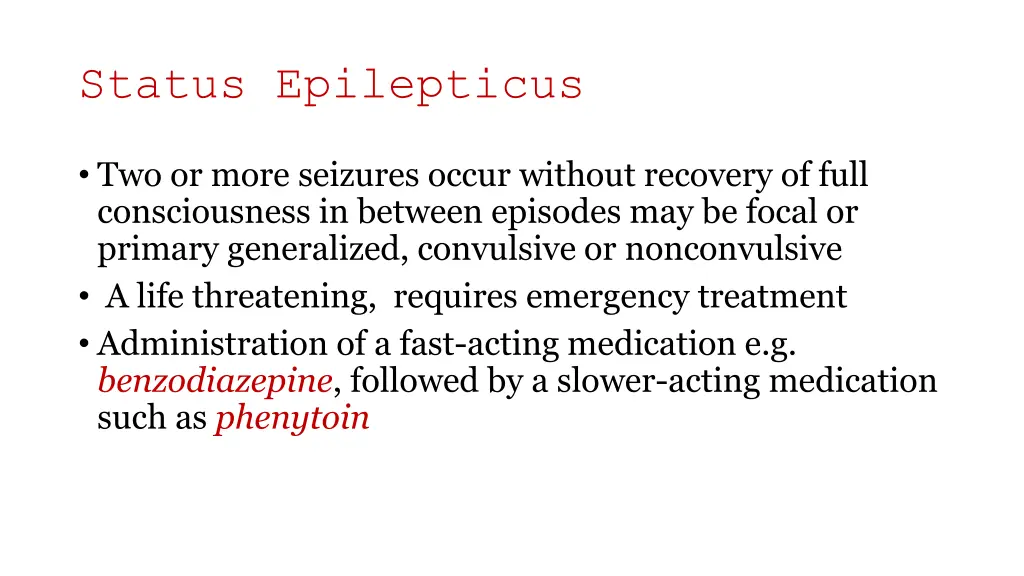 status epilepticus