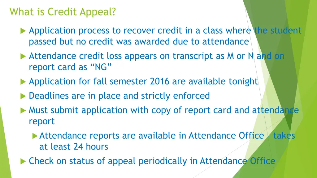 what is credit appeal