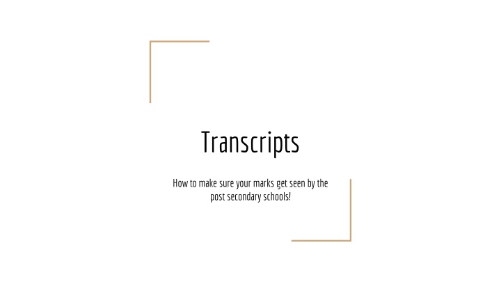 transcripts