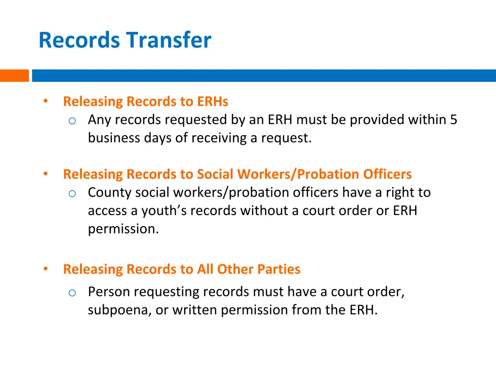 records transfer 1