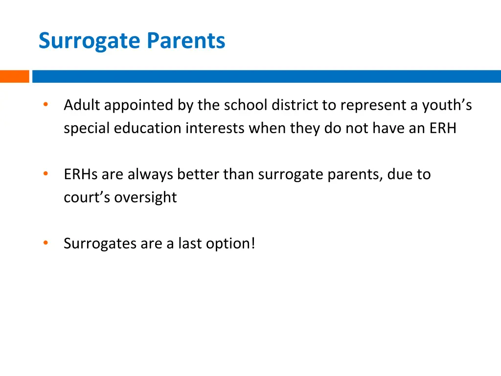 surrogate parents
