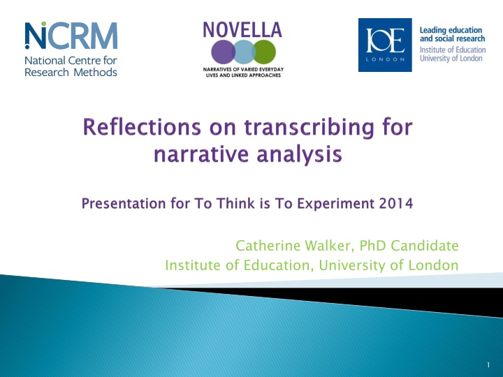 catherine walker phd candidate institute