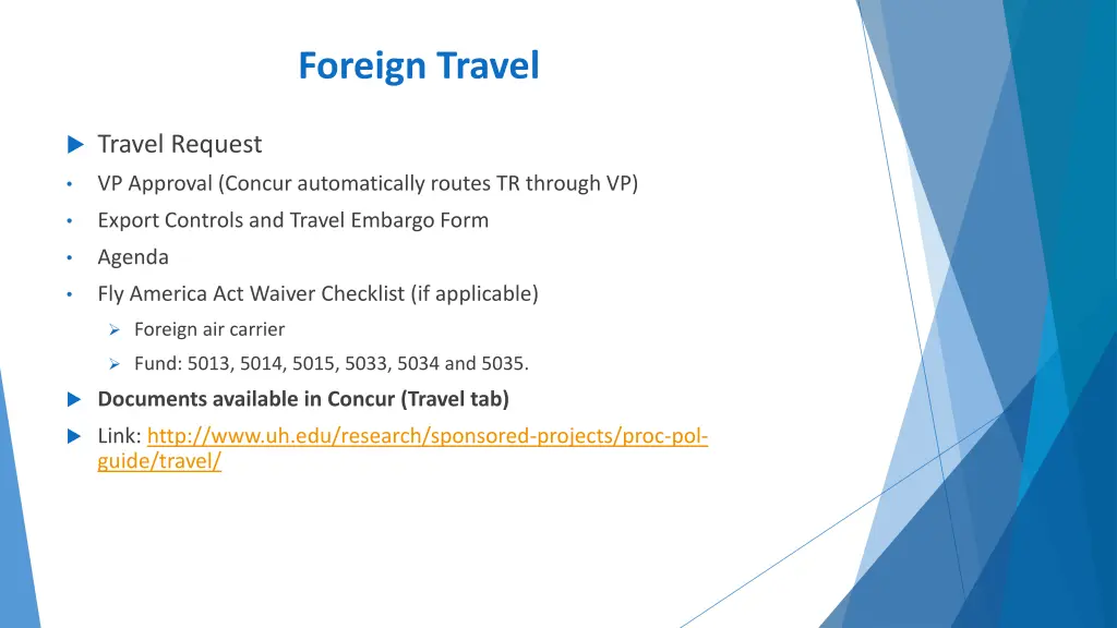 foreign travel