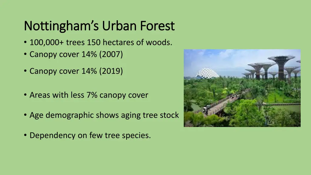 nottingham s urban forest nottingham s urban