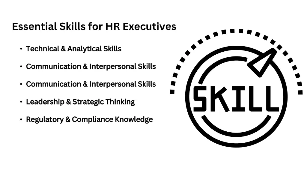 essential skills for hr executives