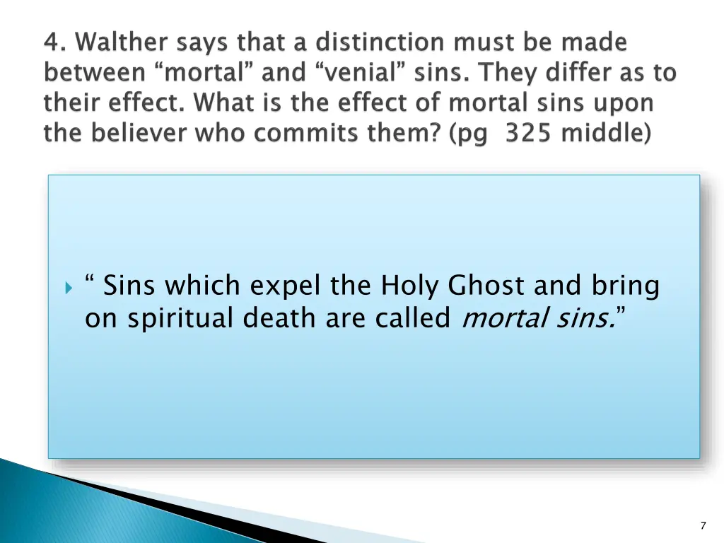 sins which expel the holy ghost and bring