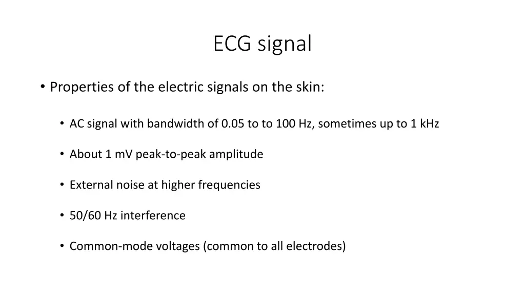 ecg signal