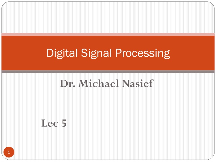 digital signal processing