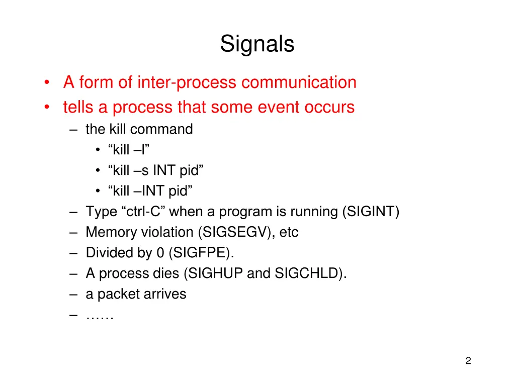 signals