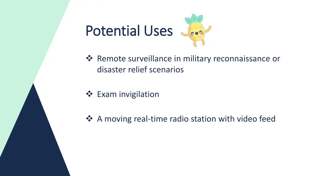 potential uses potential uses