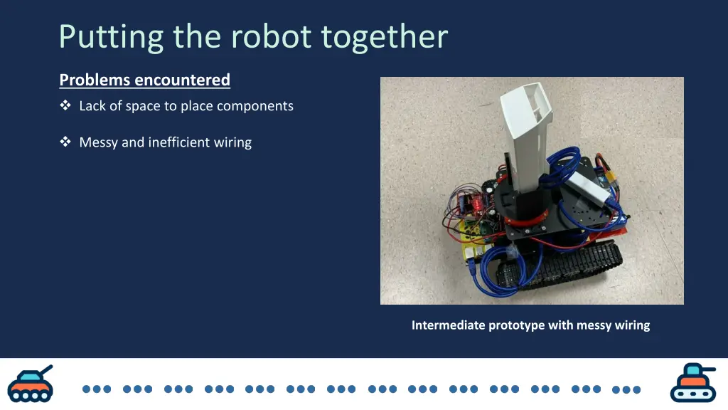 putting the robot together