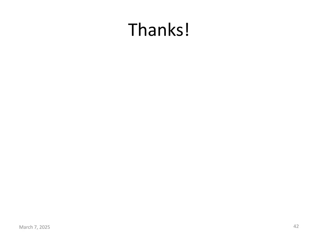 thanks