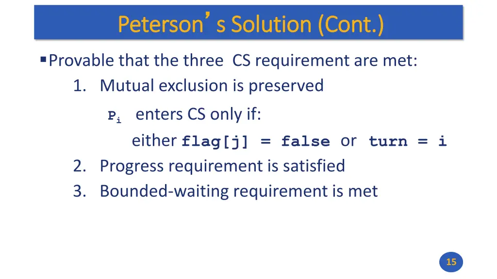 peterson peterson s solution cont s solution cont