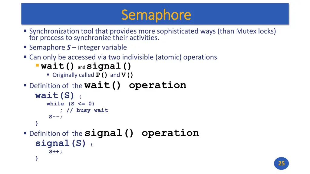 semaphore semaphore