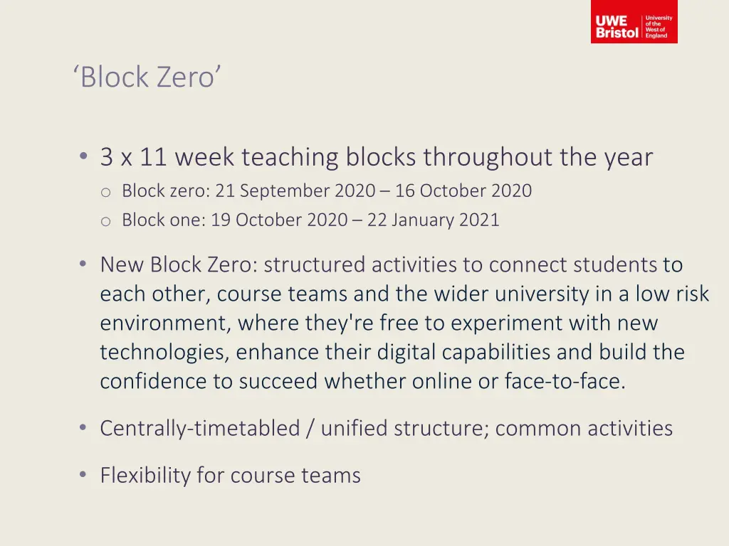 block zero