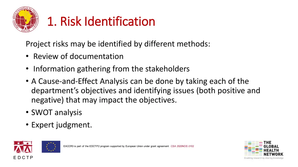 1 risk identification 1 risk identification