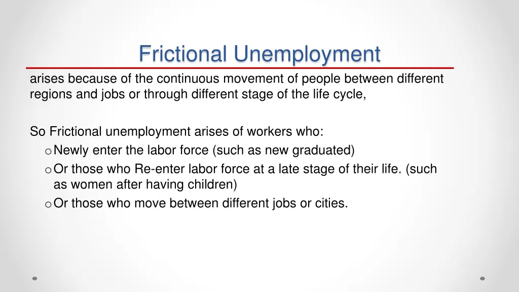frictional unemployment arises because