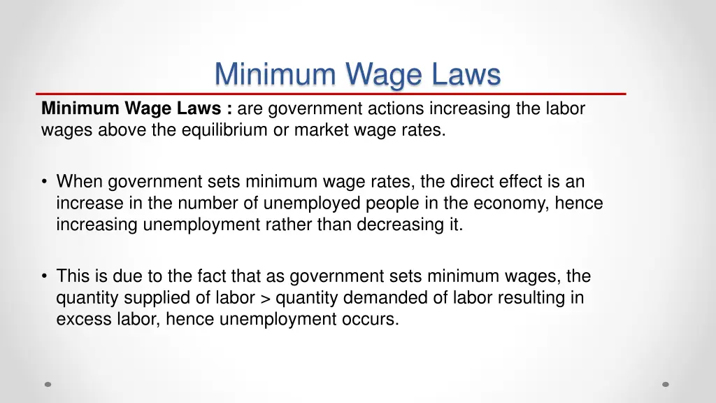 minimum wage laws