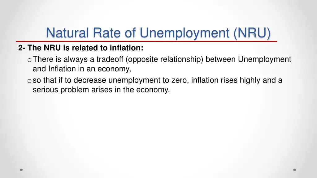 natural rate of unemployment 1