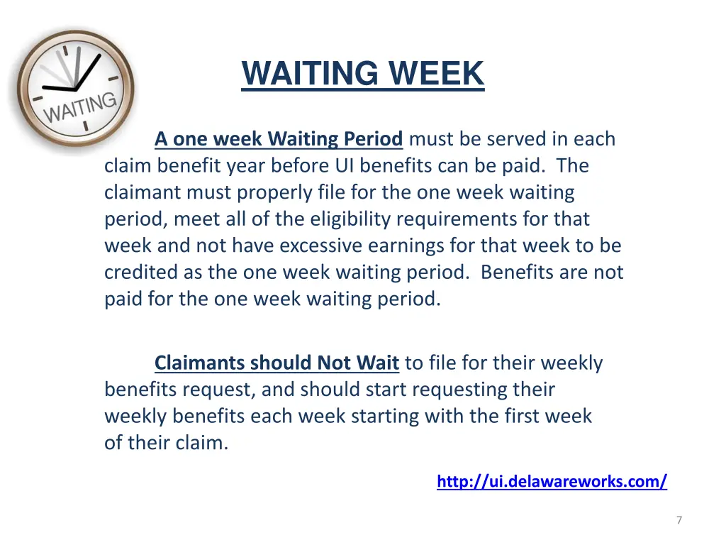 waiting week