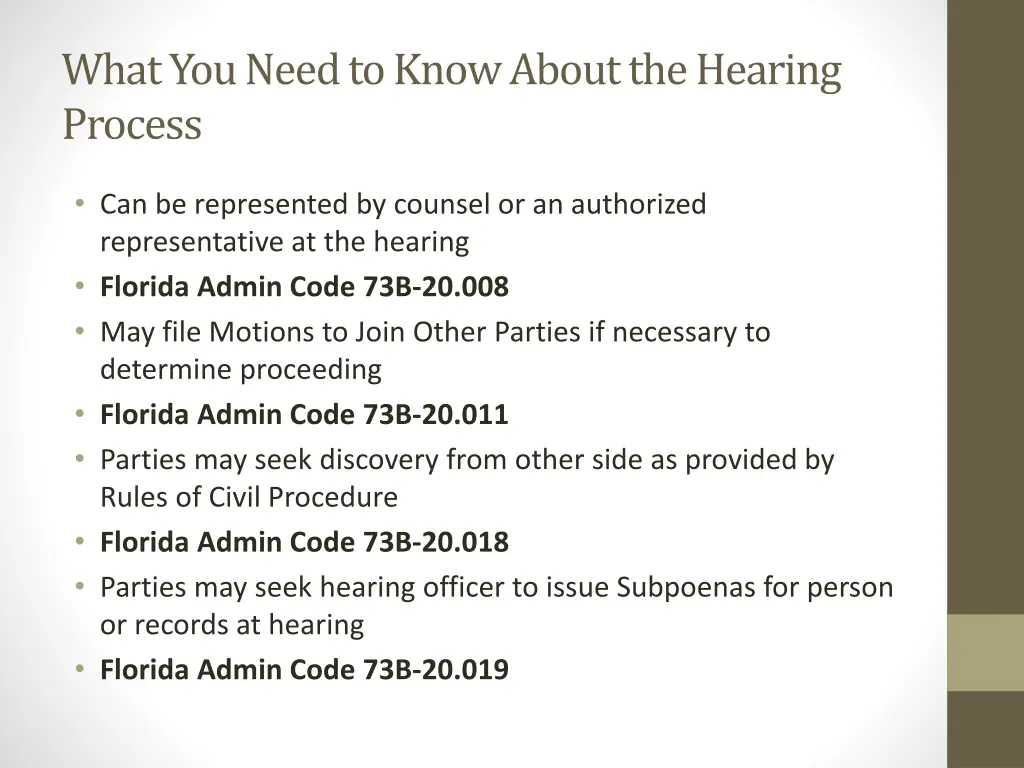 what you need to know about the hearing process 1
