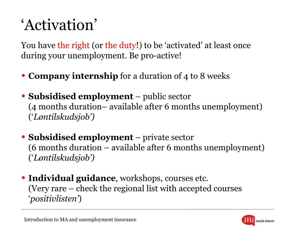 activation