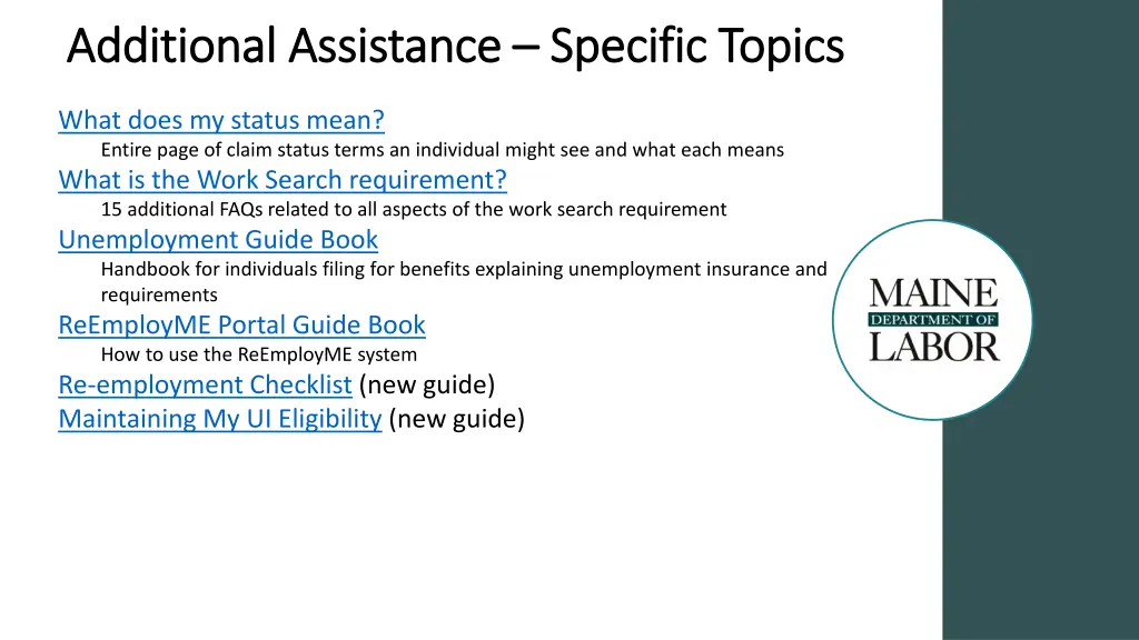 additional assistance additional assistance 3