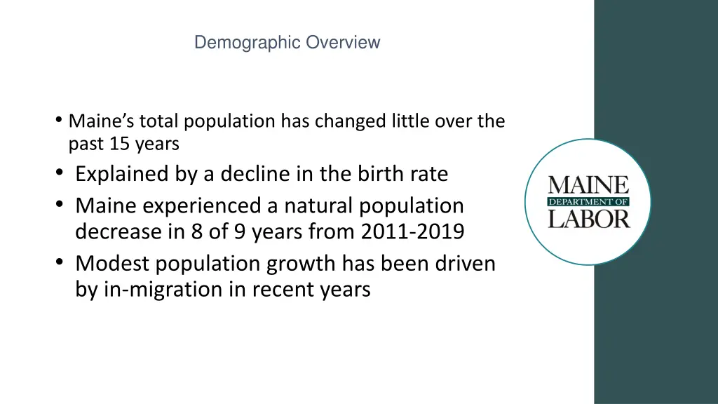 demographic overview
