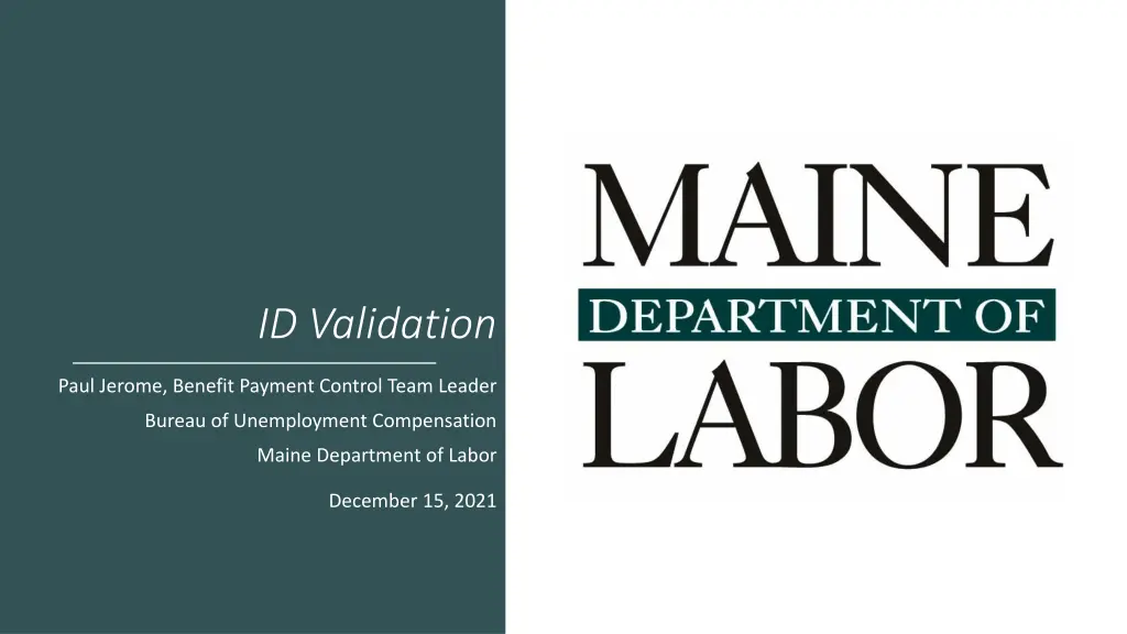 id validation