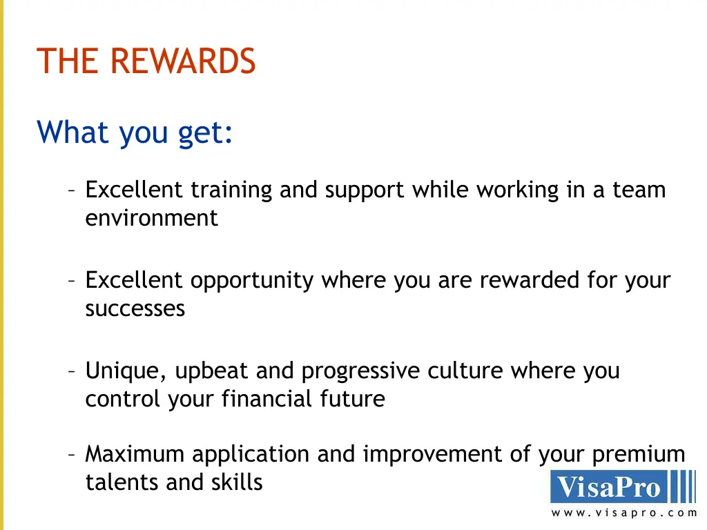 the rewards