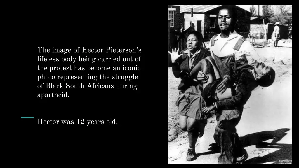 the image of hector pieterson s lifeless body
