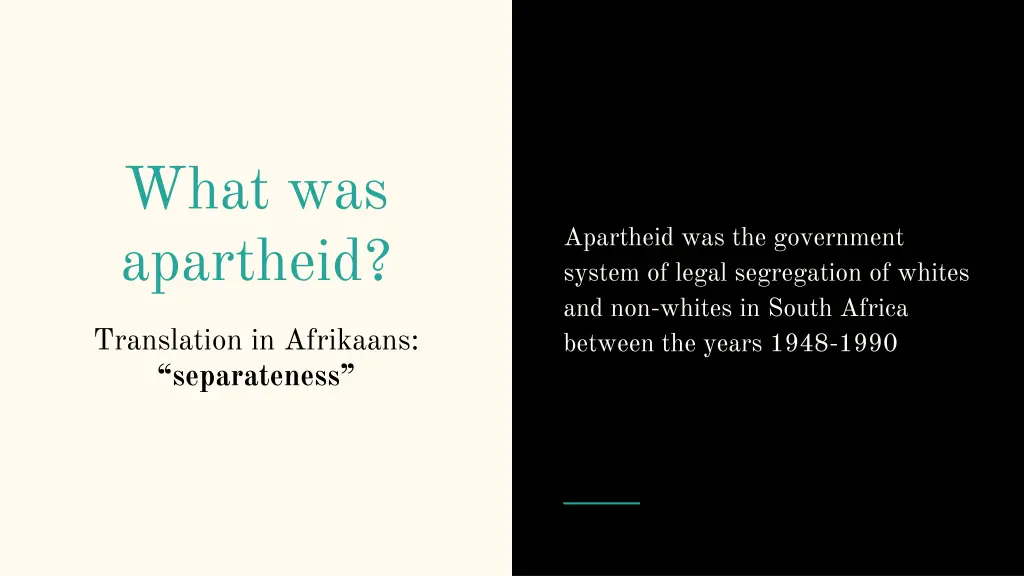 what was apartheid