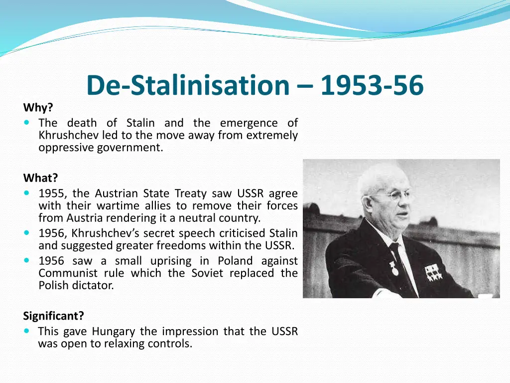 de stalinisation 1953 56