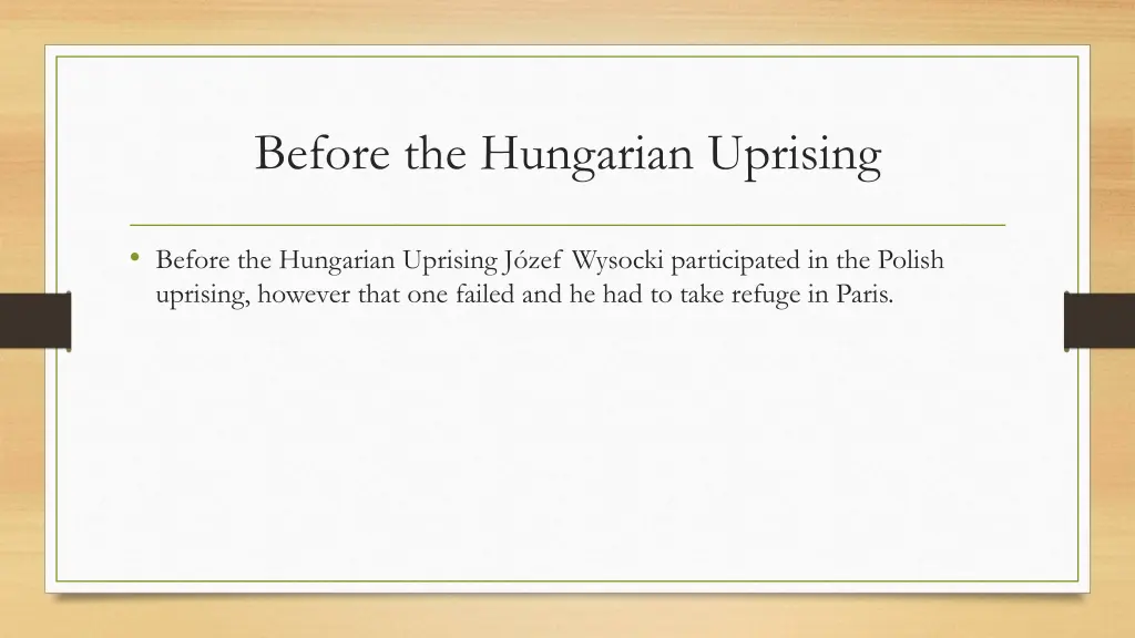 before the hungarian uprising