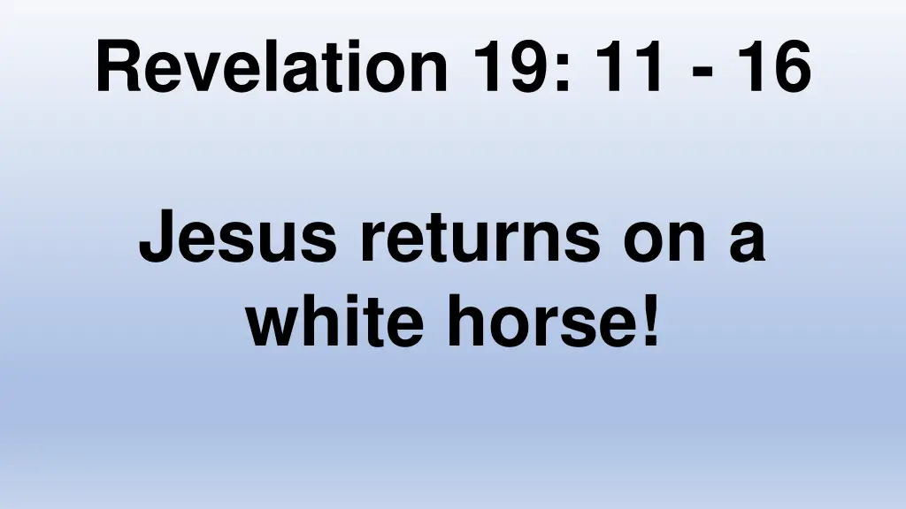 revelation 19 11 16