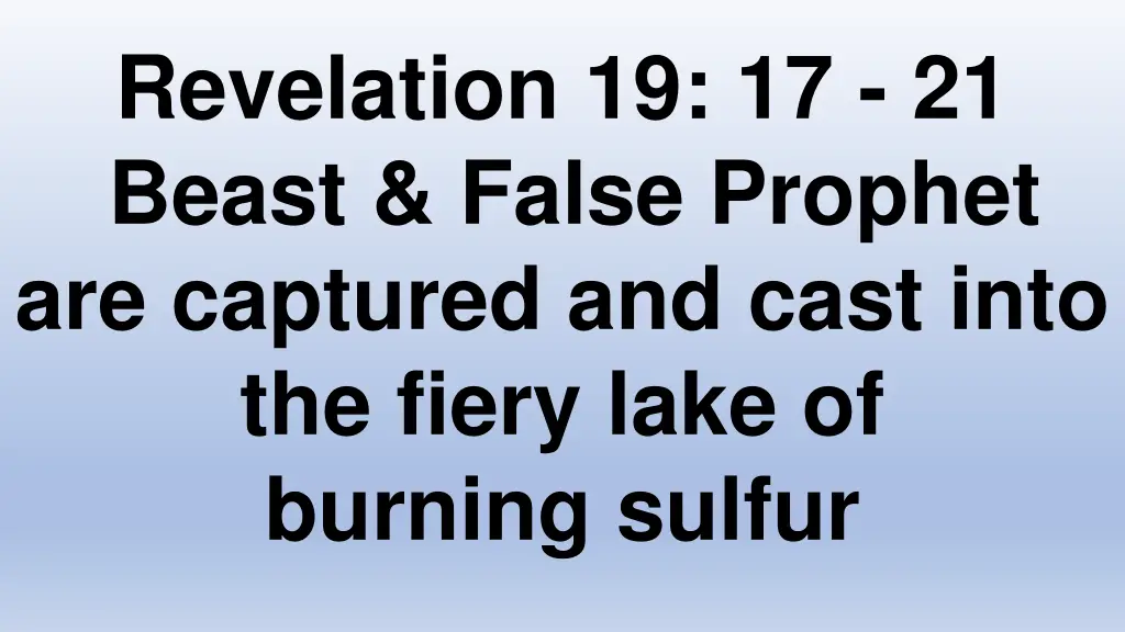 revelation 19 17 21 beast false prophet
