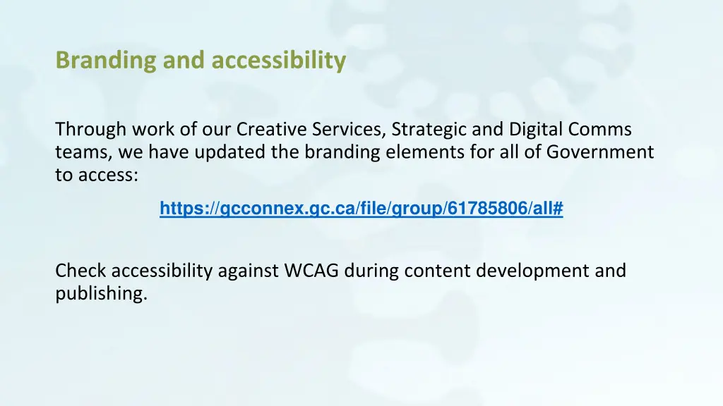 branding and accessibility