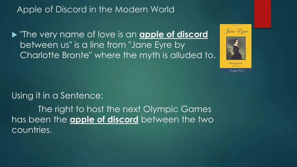 apple of discord in the modern world