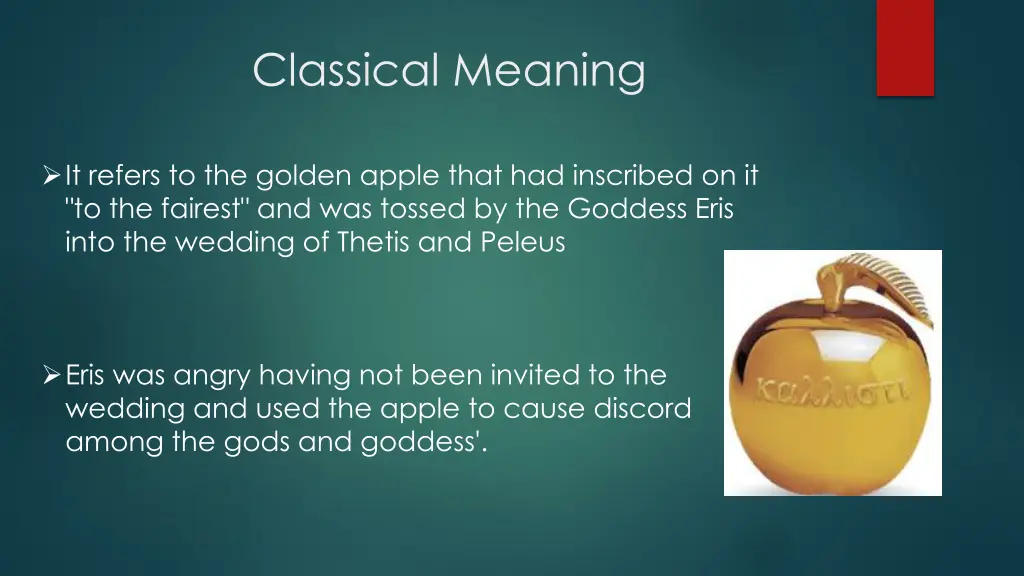 classical meaning