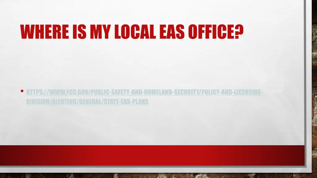 where is my local easoffice