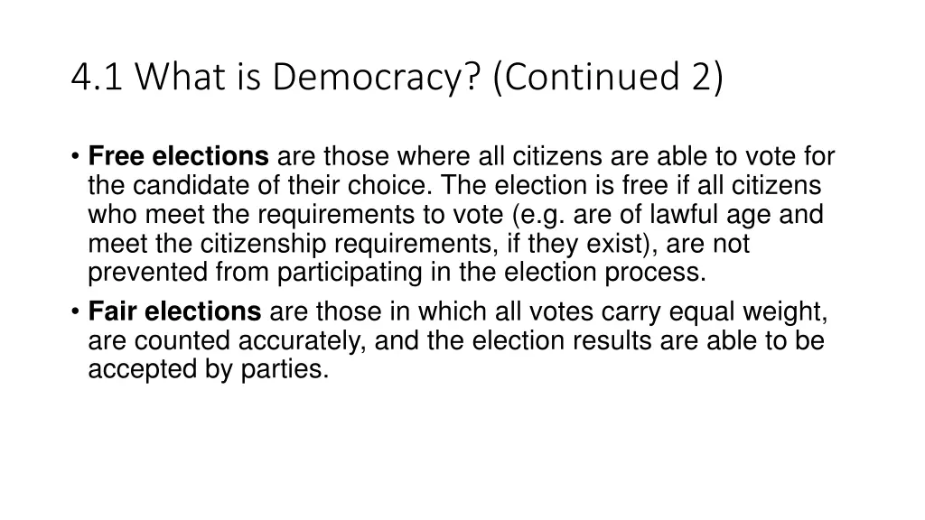 4 1 what is democracy continued 2