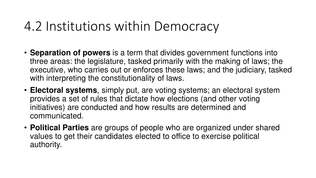 4 2 institutions within democracy