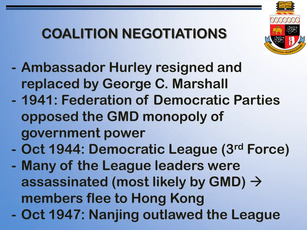 coalition negotiations 1