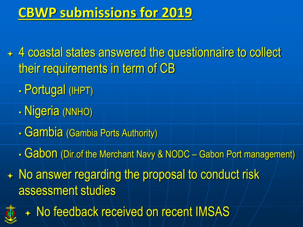 cbwp submissions for 2019
