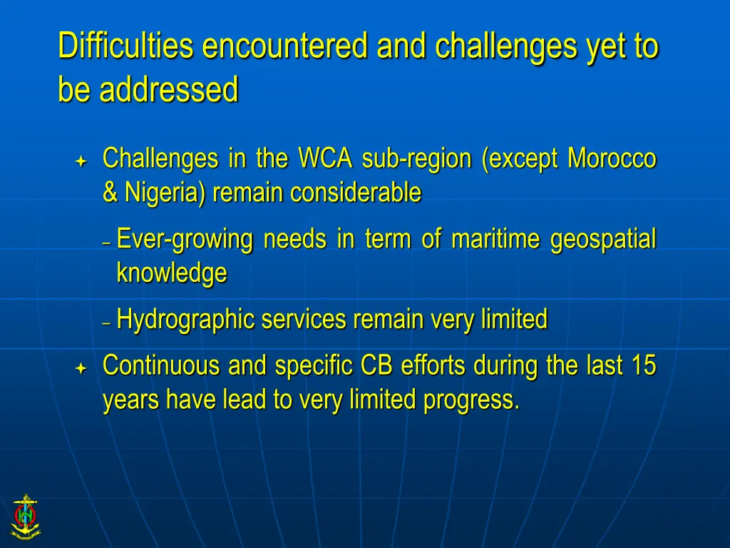 difficulties encountered and challenges