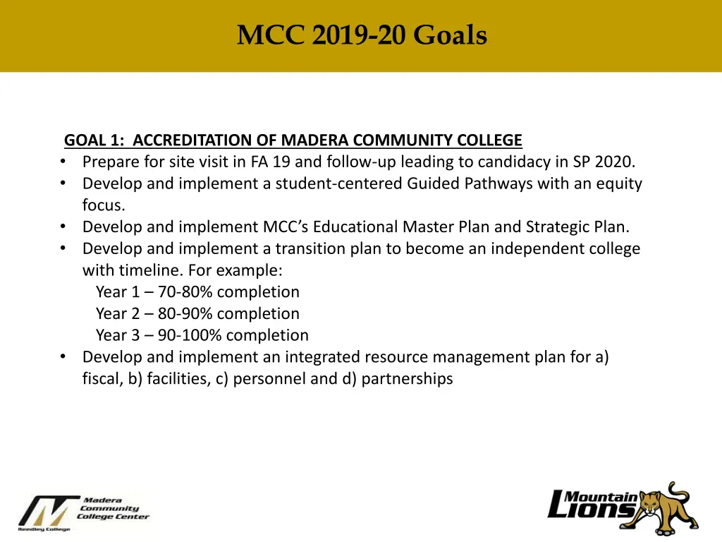 mcc 2019 20 goals